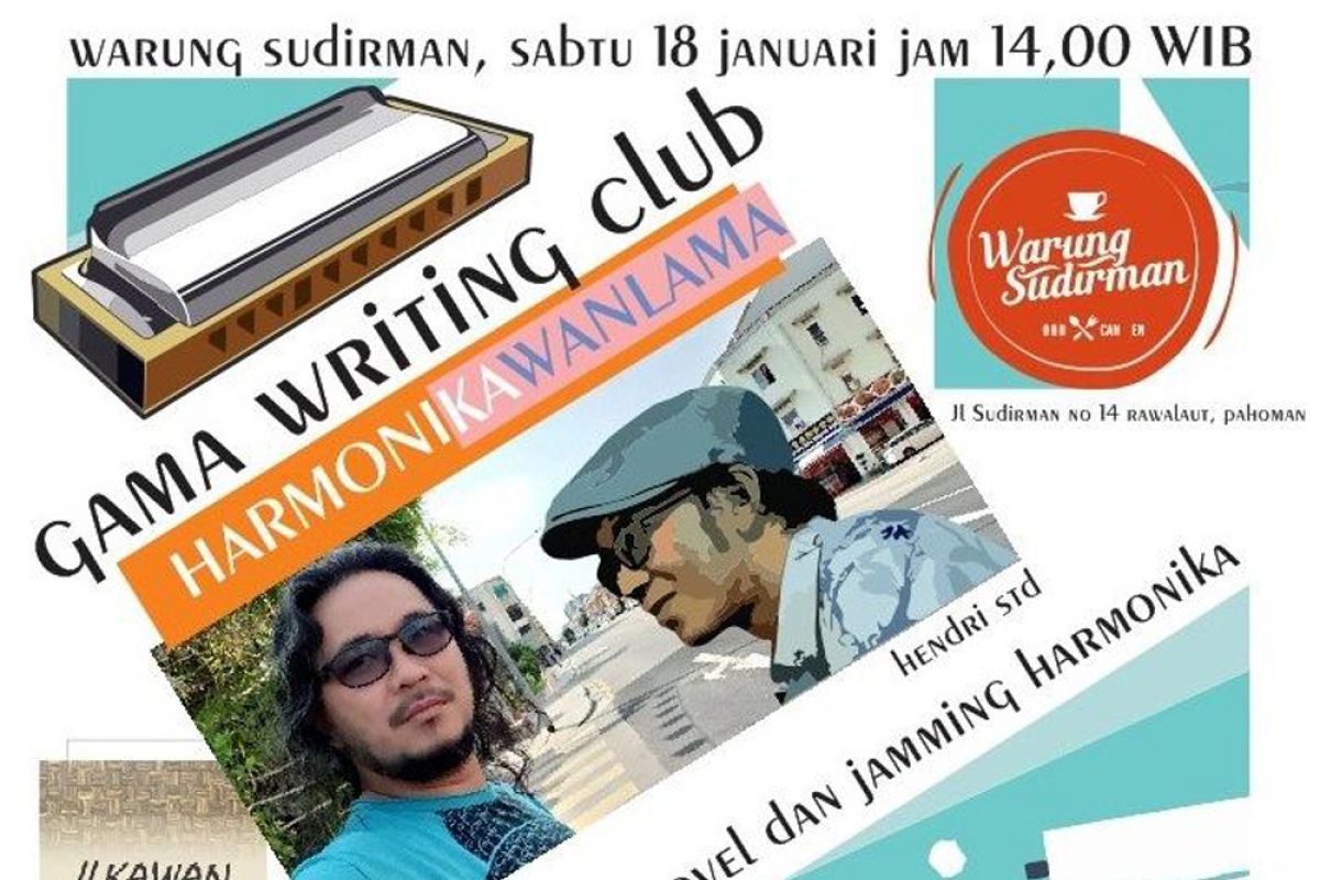 Diskusi literasi Gama Writing Club dapat dukungan BI dan Bank Mandiri