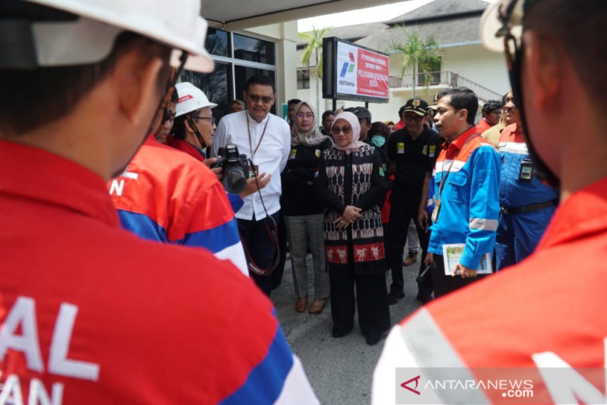 Menaker Fauziyah minta Pertamina jadi teladan pelaksanaan K3