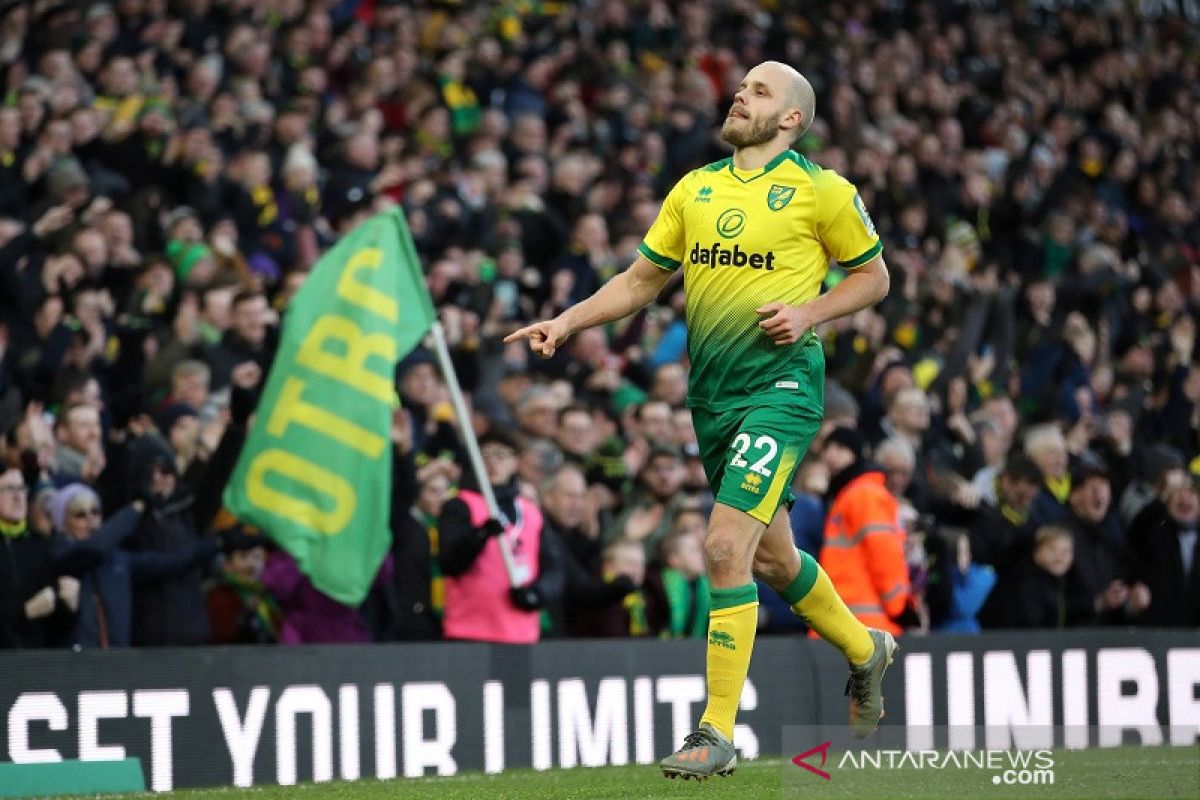 Liga Inggris, Norwich akhirnya menang setelah sembilan laga