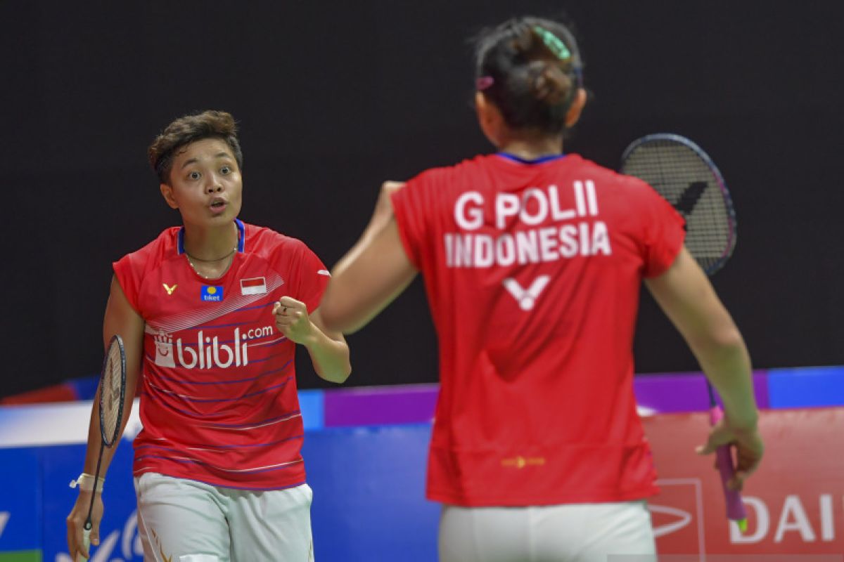 Tim bulu tangkis putri Indonesia sementara tertinggal 0-2 dari Jepang