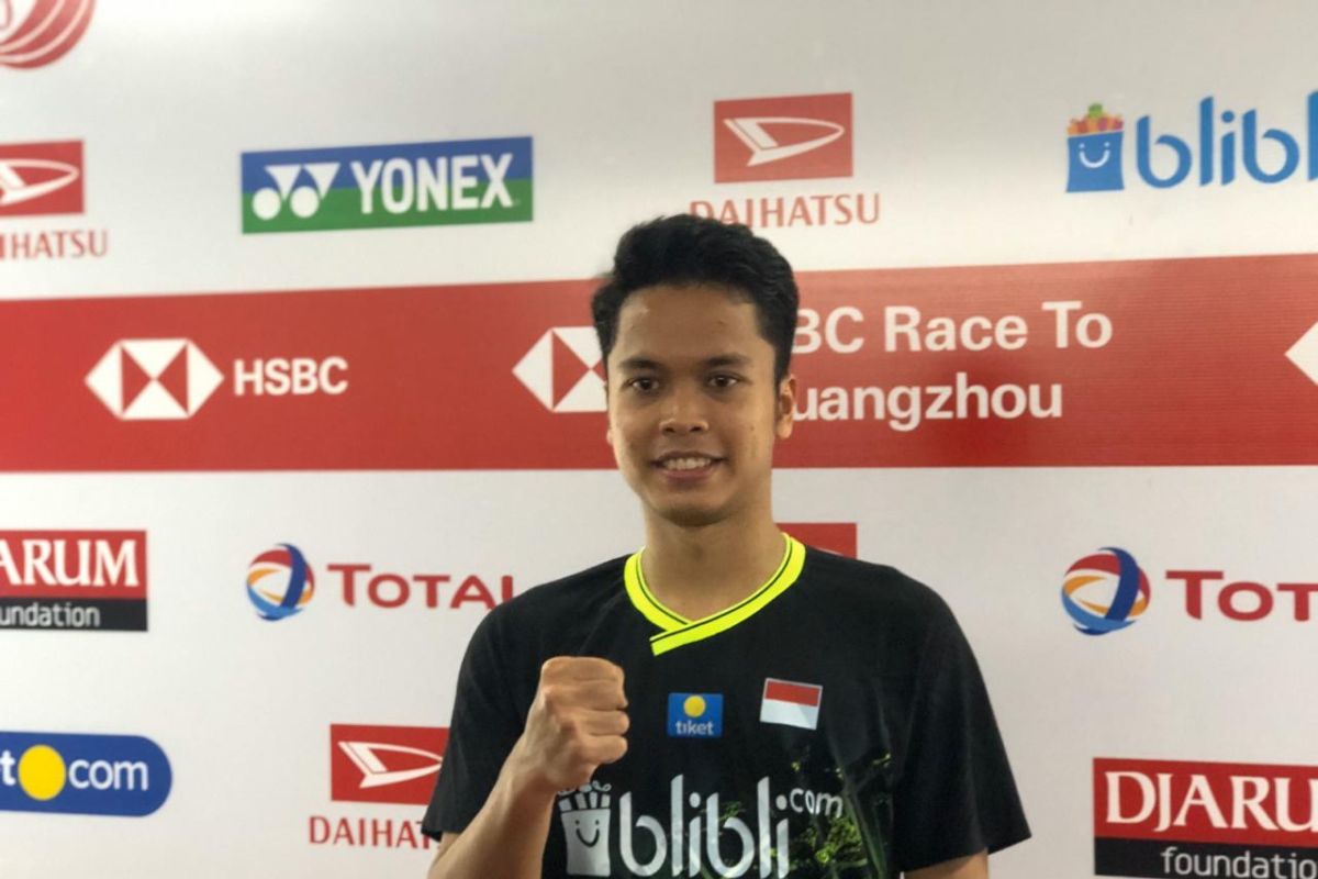 Raih gelar juara tunggal putra Indonesia Masters 2020, Anthony Ginting terharu