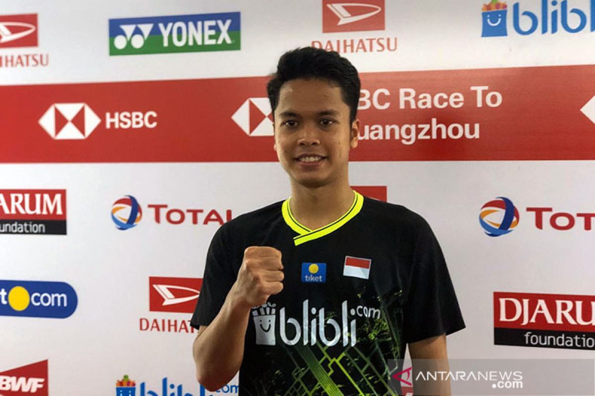 Anthony Ginting terharu raih gelar tunggal putra Indonesia Masters