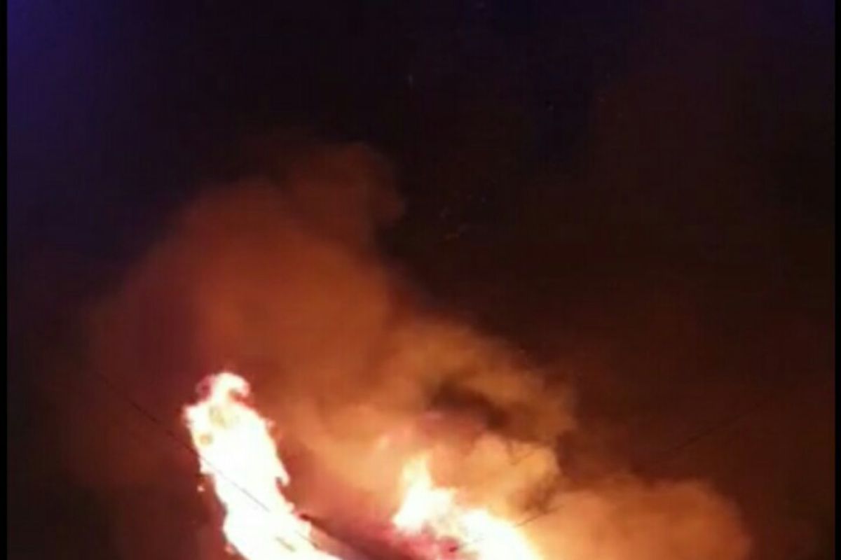 Kapolda Sulbar bantu pesantren Lampoko Polman yang terbakar
