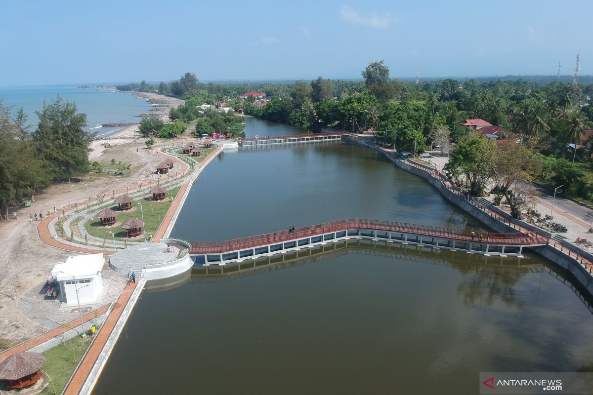 Dana pembangunan waterfront city Pariaman telah mencapai Rp15 miliar