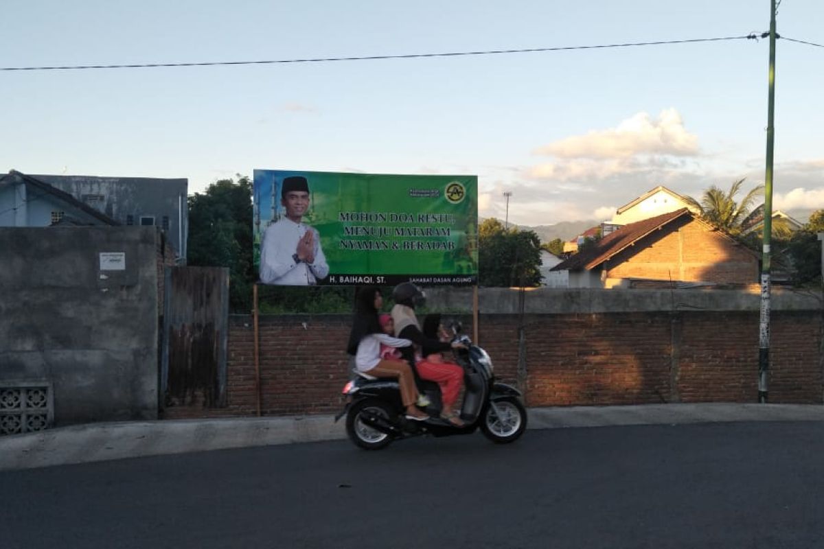 Bakesbangpol belum bisa melakukan penertiban baliho kandidat