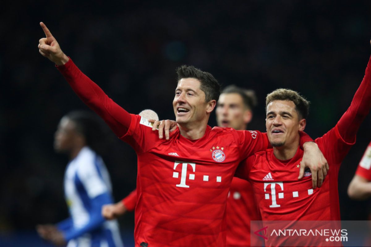 Bayern Munchen menang 4-0 di markas Hertha