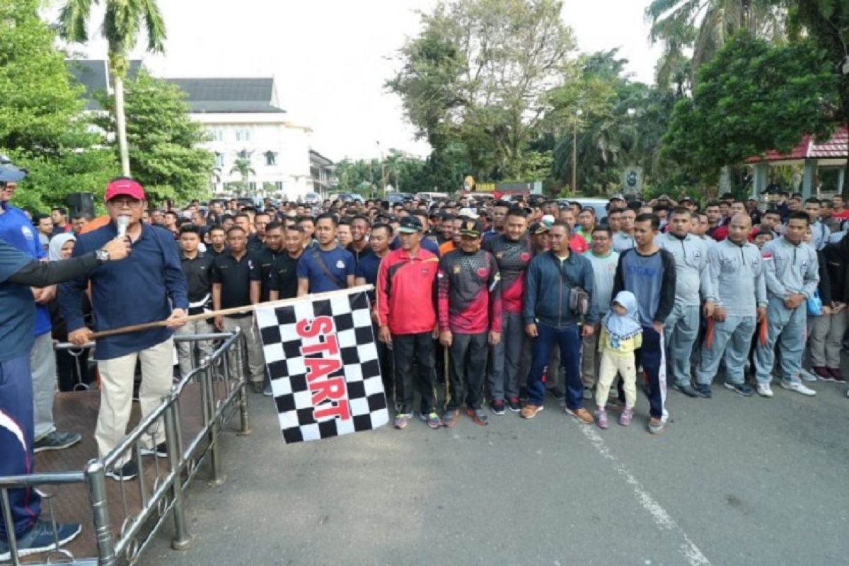 Jaga keamanan lingkungan kerja, Gubernur Jambi apresiasi kinerja Satpam