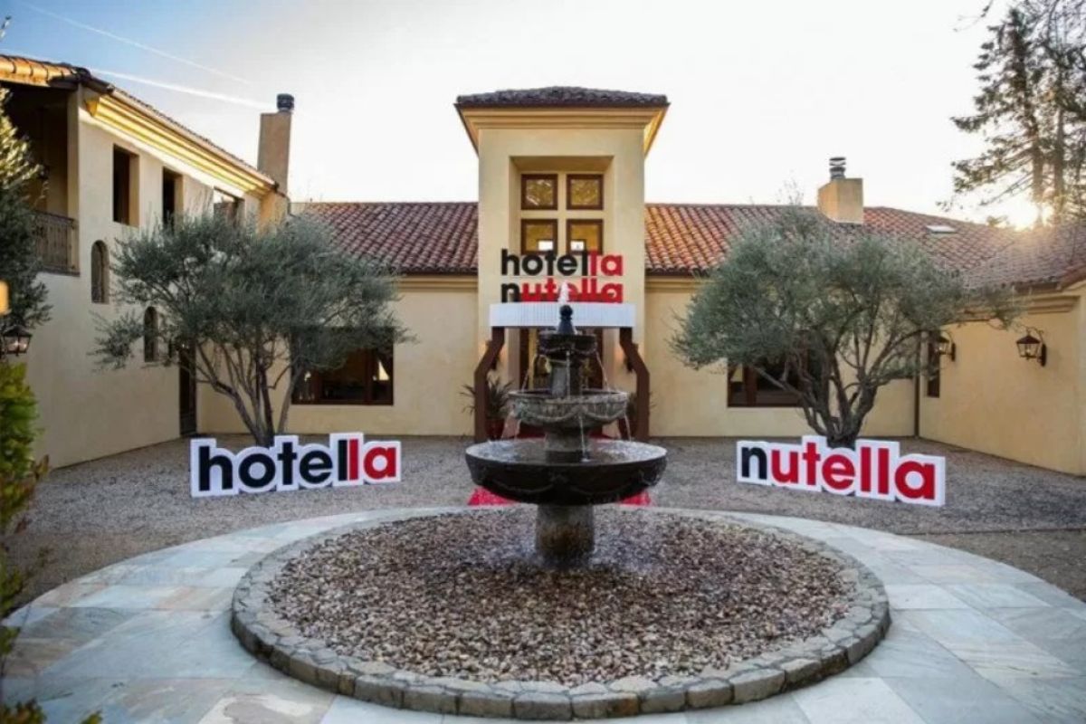 Hotel unik, Nutella yang hanya tiga hari beroperasi