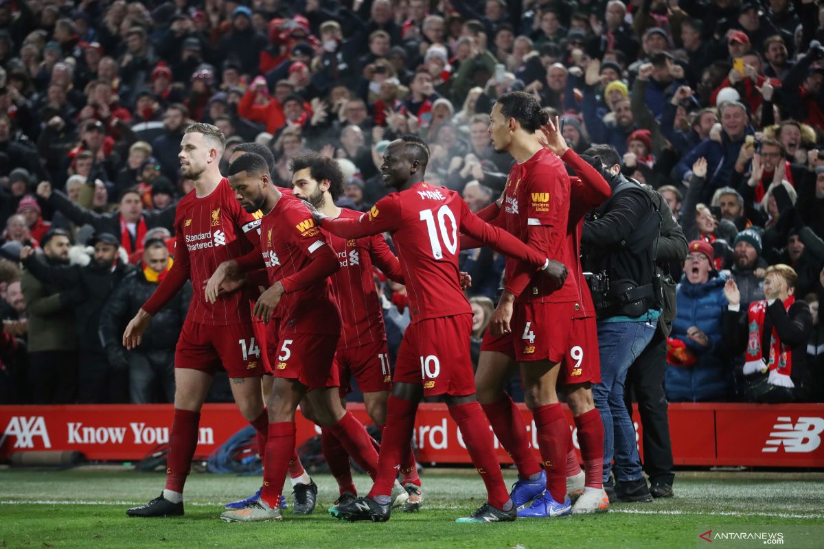 Liverpool jadi klub "terbersih" di Eropa