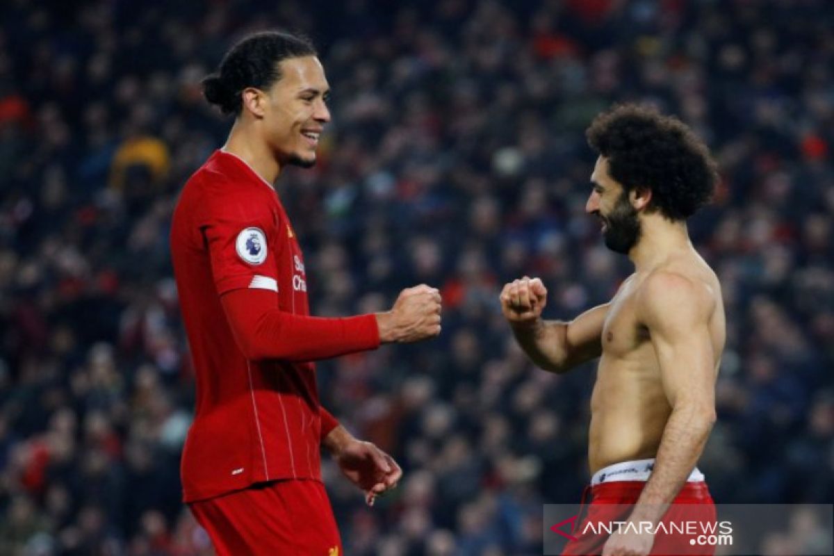 Liverpool kini punya keunggulan bersih 16 poin di puncak klasemen Liga Inggris