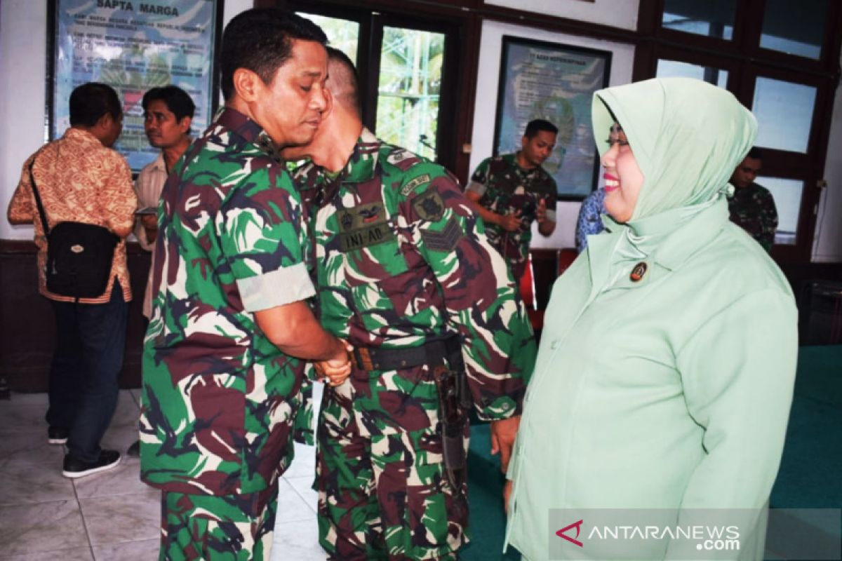 Kodim 1007/Banjarmasin lepas prajurit berangkat tugas teritorial ke Papua