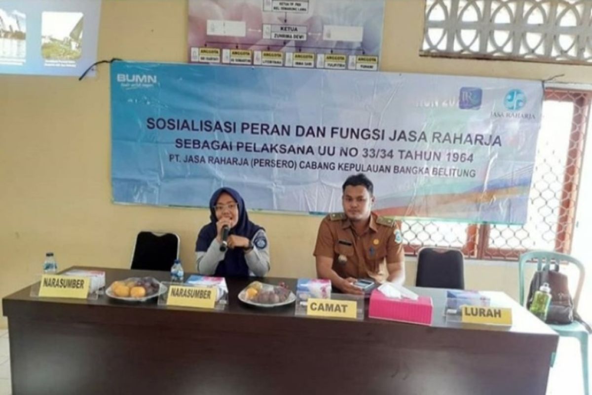 Jasa Raharja Babel Sosialisasi Peran dan Fungsi Tingkatkan Pemahaman  Masyarakat