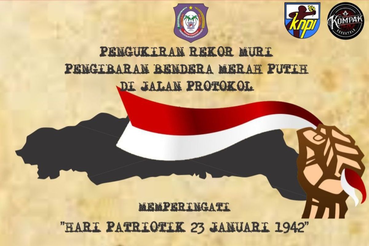 Bendera merah putih panjang 2.300 meter akan meriahkan Hari Patriotik