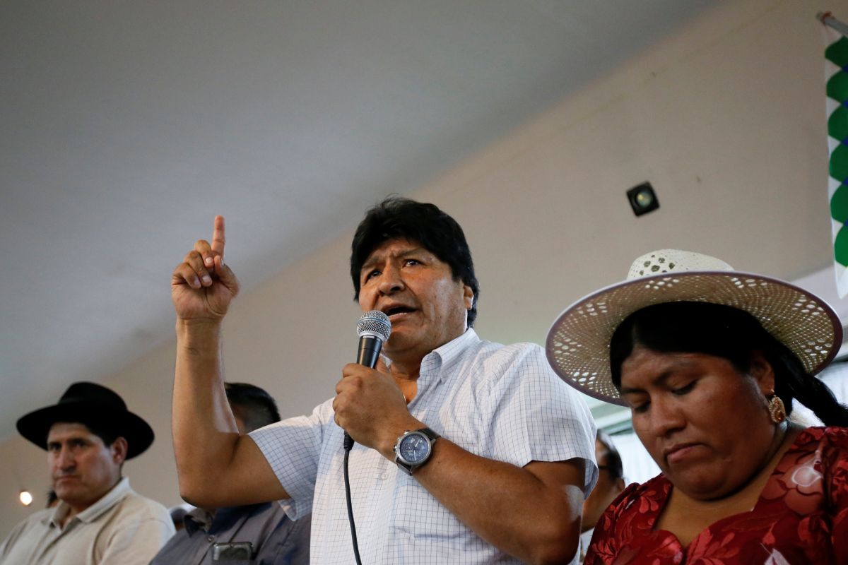 Morales adakan rapat umum di Argentina untuk tandai akhir masa jabatan