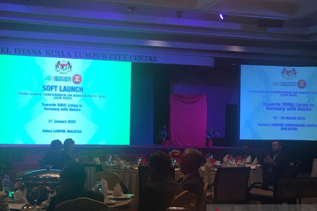 Menteri resmikan prapeluncuran Konferensi Keanekaragaman Hayati  ASEAN
