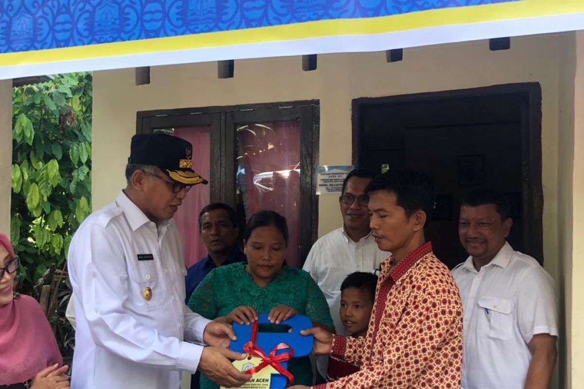 Pemerintah Aceh bangun 4.006 unit rumah layak huni 2019