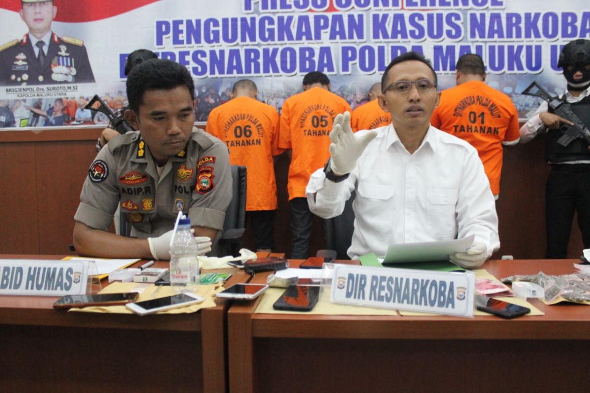 Polisi ciduk seorang PNS Disnaker Malut gunakan narkoba