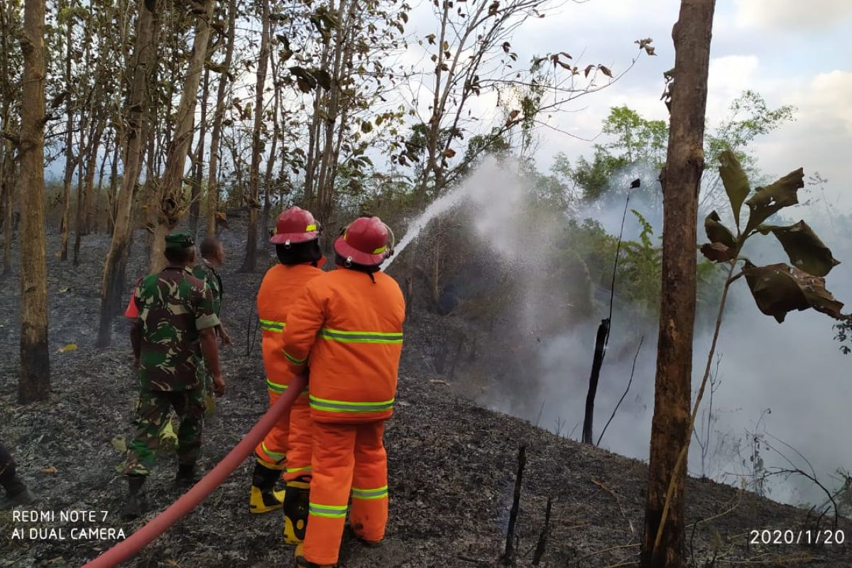 Dua hektare lahan semak belukar hangus terbakar di Aceh Tenggara