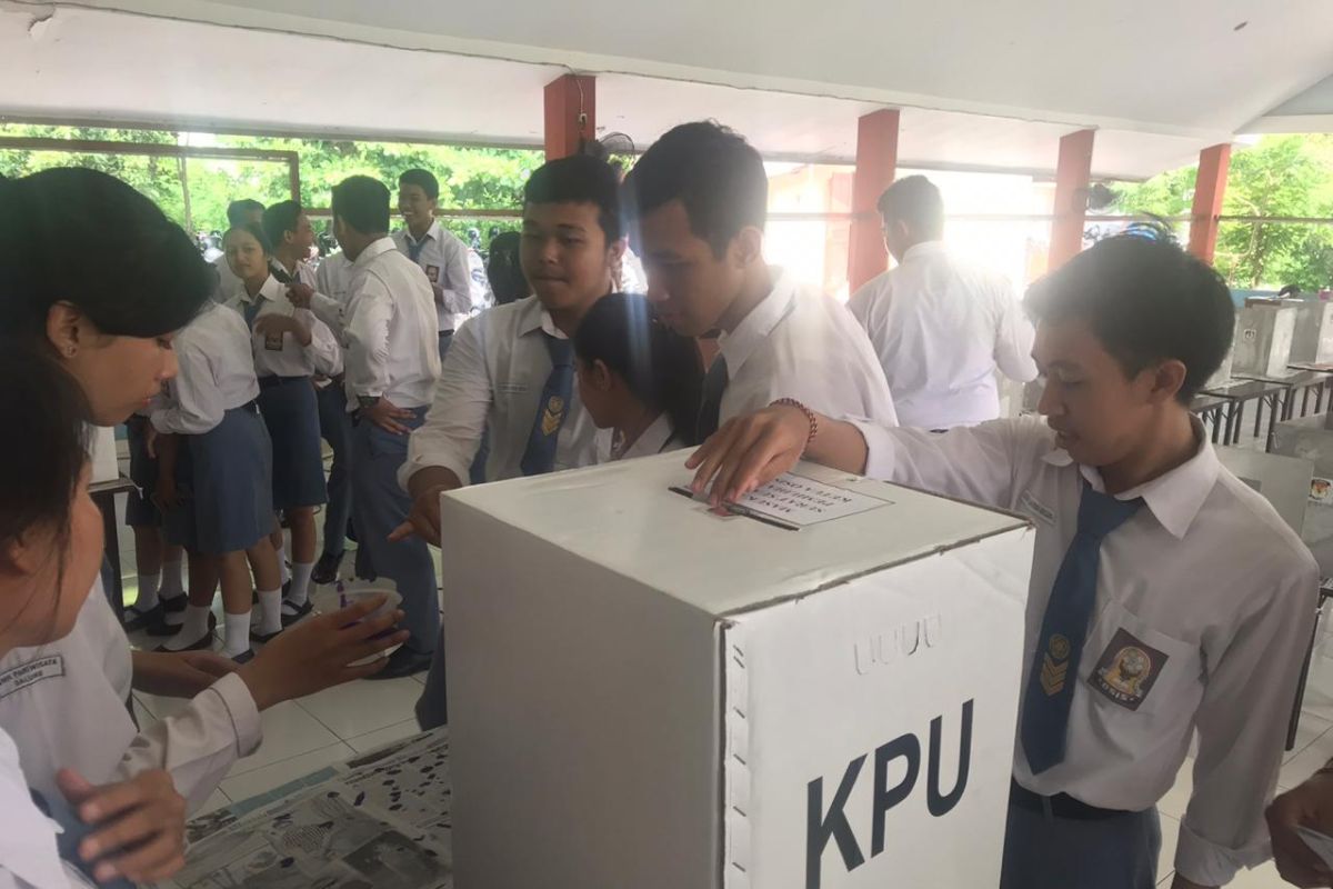 SMK di Badung ajarkan proses demokrasi lewat pemilihan Ketua OSIS