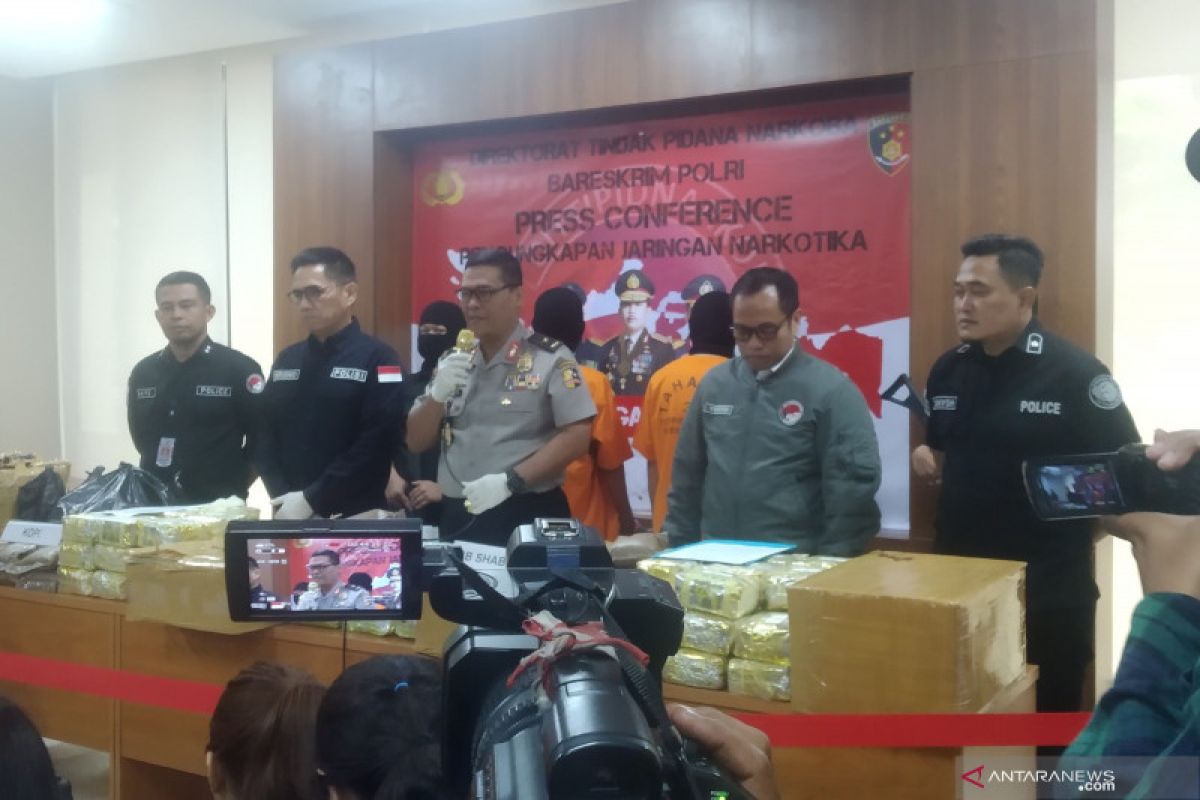 Polri ciduk dua kurir sabu 70 kg