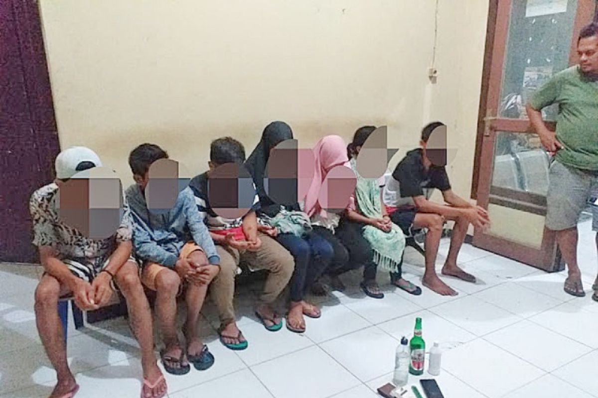 Tujuh remaja ingusan di Dompu diciduk pesta miras