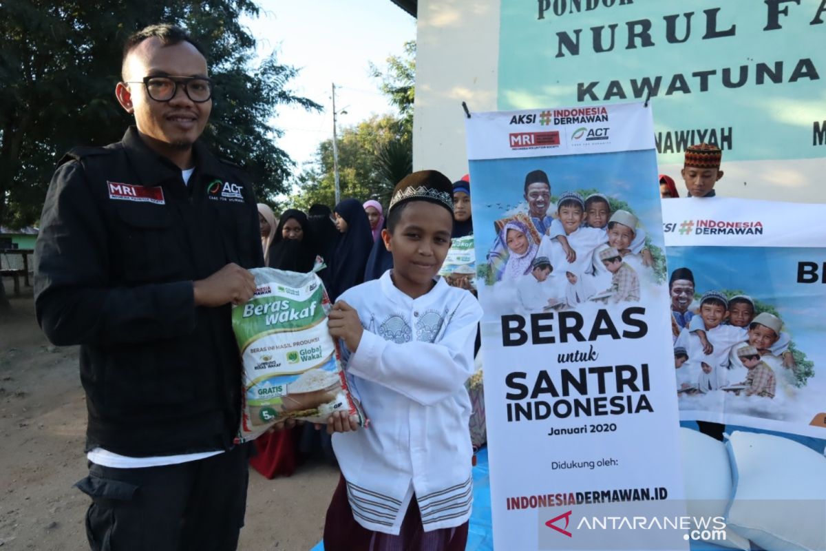 ACT bantu beras 2 ton untuk pondok pesantren di Sulawesi Tengah