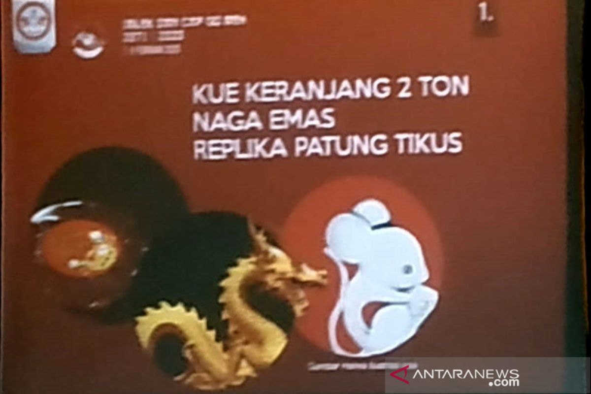 Puluhan replika "naga emas" akan meriahkan CGM Pontianak