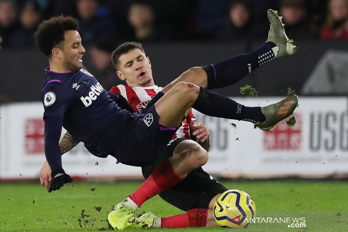 Cedera, West Ham masih tanpa Felipe Anderson empat pekan ke depan