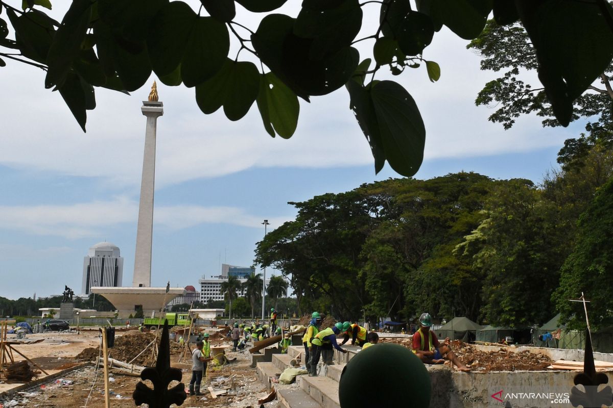 Sekda : Monas belum pernah diresmikan presiden