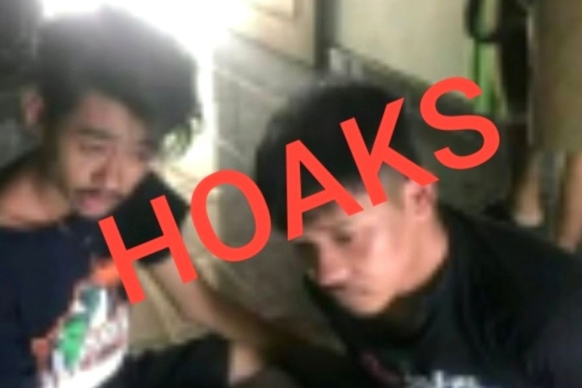 Hoaks begal Warteg tertangkap