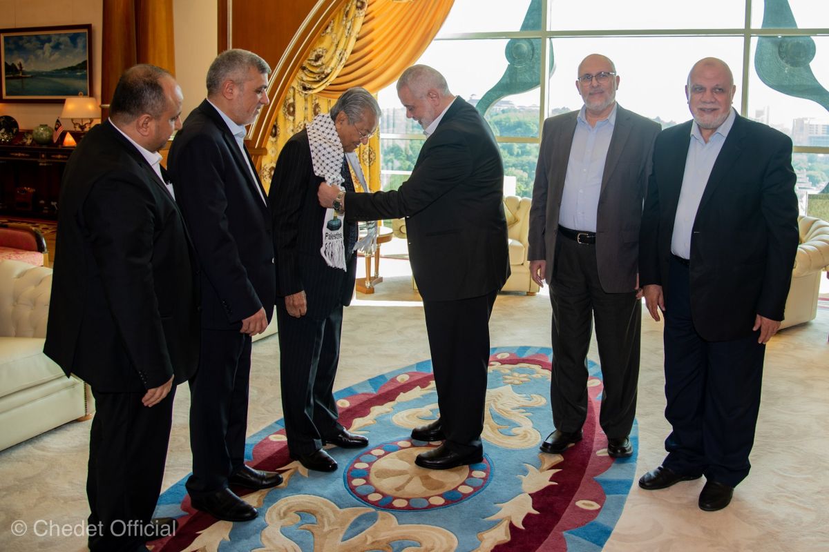 Tun Mahathir menerima kunjungan pemimpin Hamas