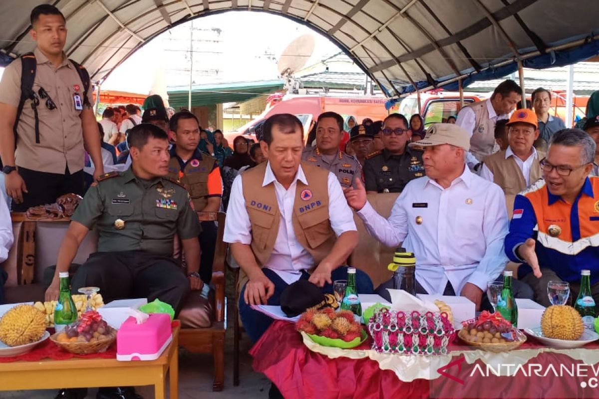 Danrem 091/ASN Dampingi Kunjungan Kepala BNPB ke Samarinda