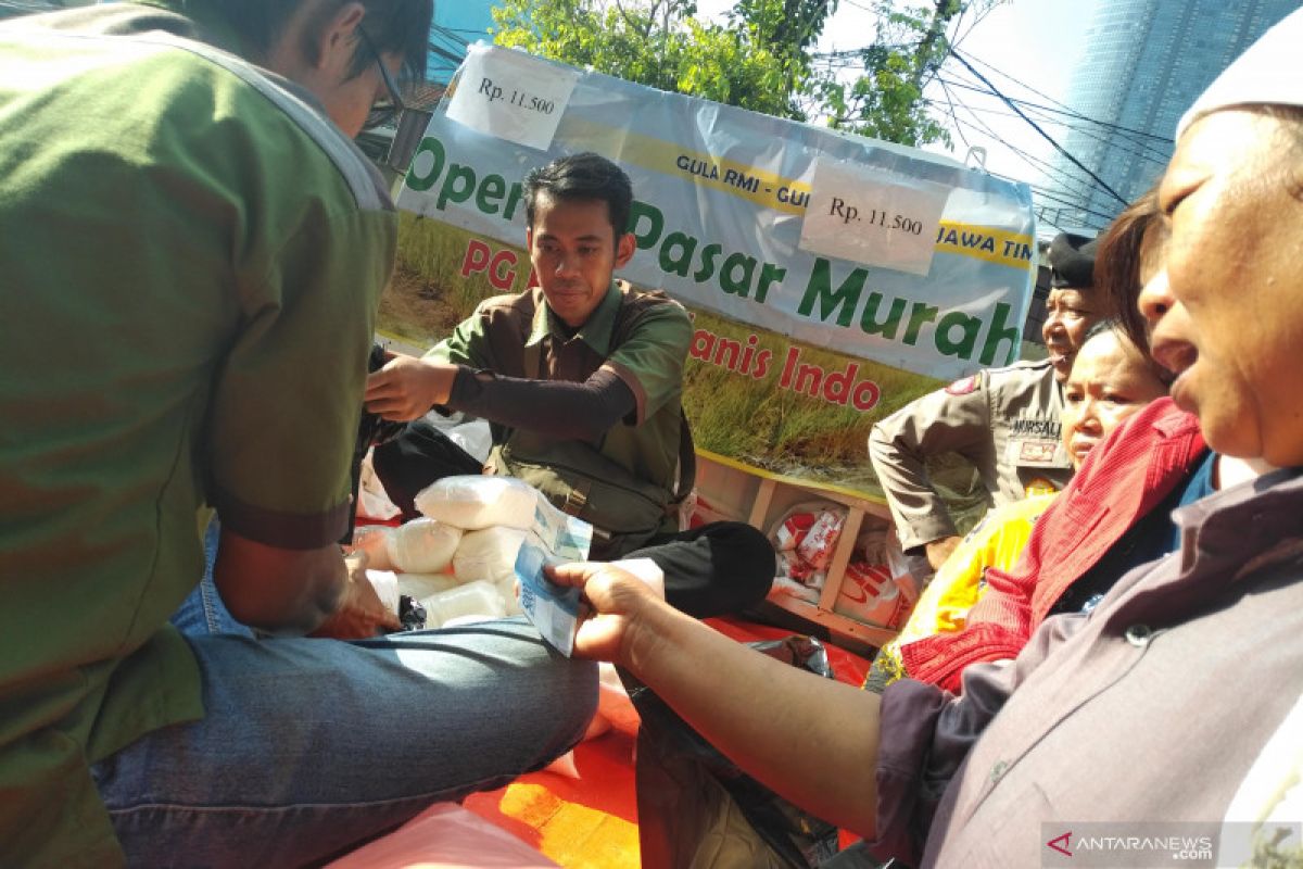 Tekan harga gula, RMI gelar operasi pasar di tiga kota di Jatim