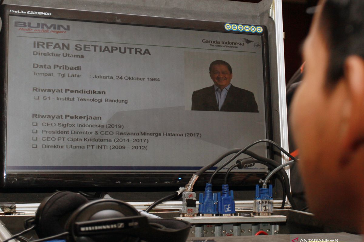 Irfan Setiaputra, new president director of Garuda Indonesia