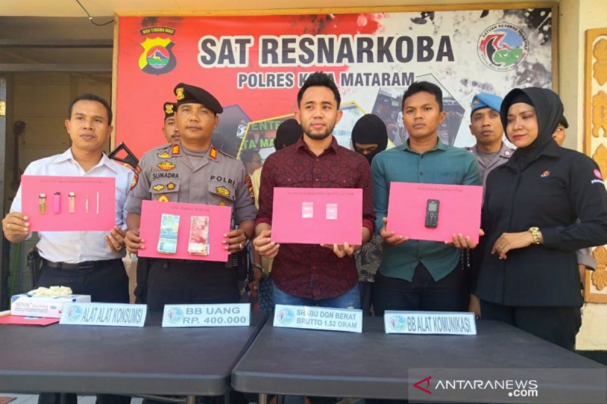 Polresta Mataram menangkap pecandu sekaligus pengedar narkoba