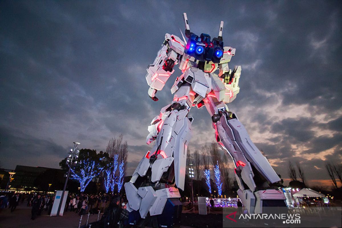 Rayakan ulang tahun ke-40, robot Gundam 18 meter dibuka untuk umum
