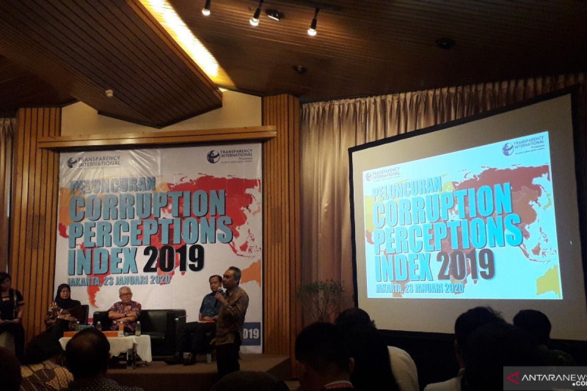 Indonesia's CPI score dropped three points in 2020