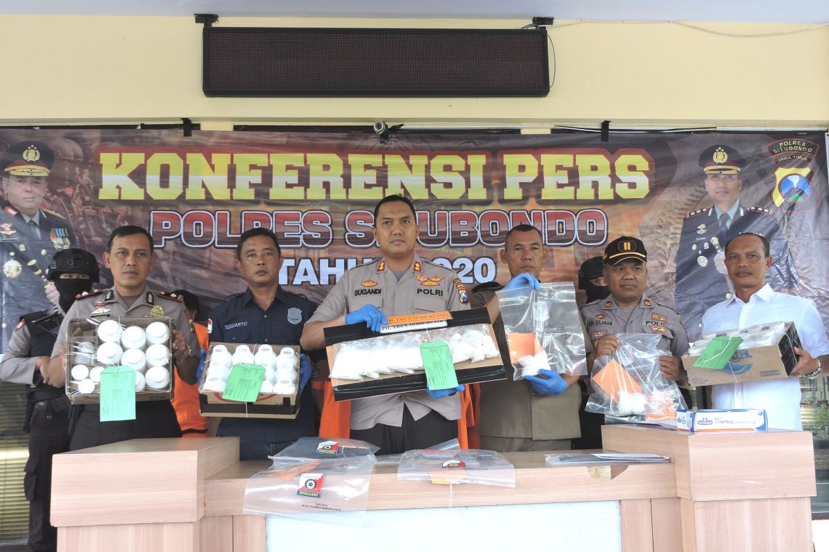 Polres Situbondo sita 44.000 butir pil trex siap edar (Video)