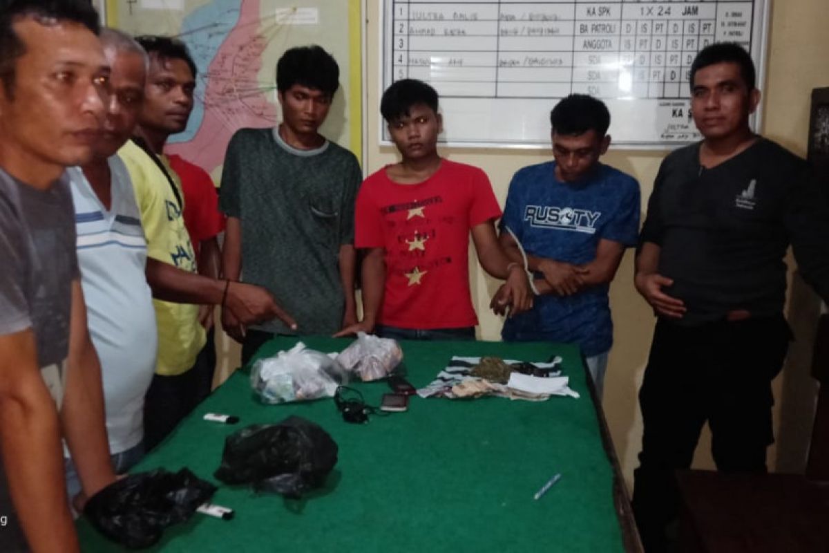 Satu pengedar dan lima pemakai narkoba ditangkap polisi Pasaman Barat