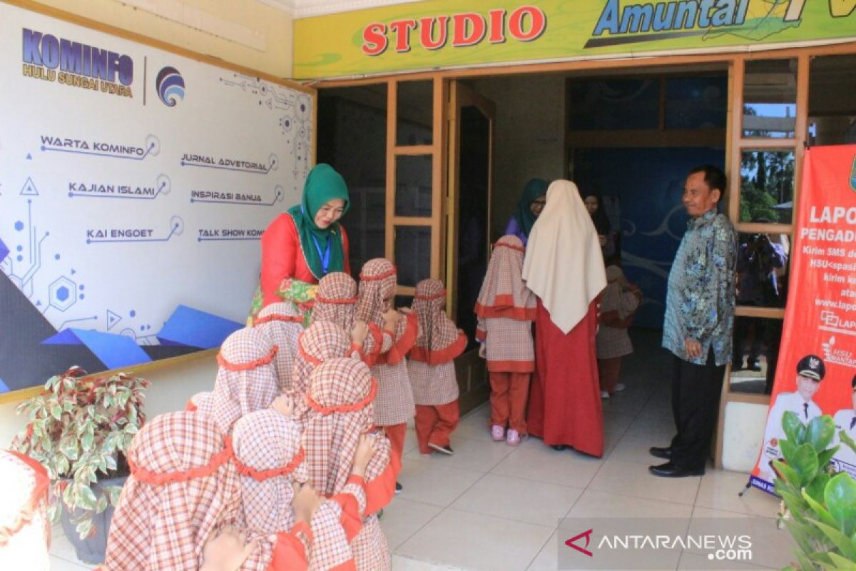 Studio TV Kominfo jadi ruang belajar siswa