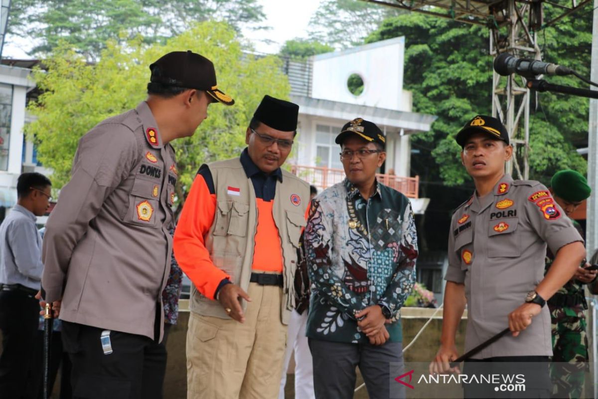 Pemerintah Payakumbuhdan LimapuluhKota gelar apel siaga bencana hadapicuaca ekstrim