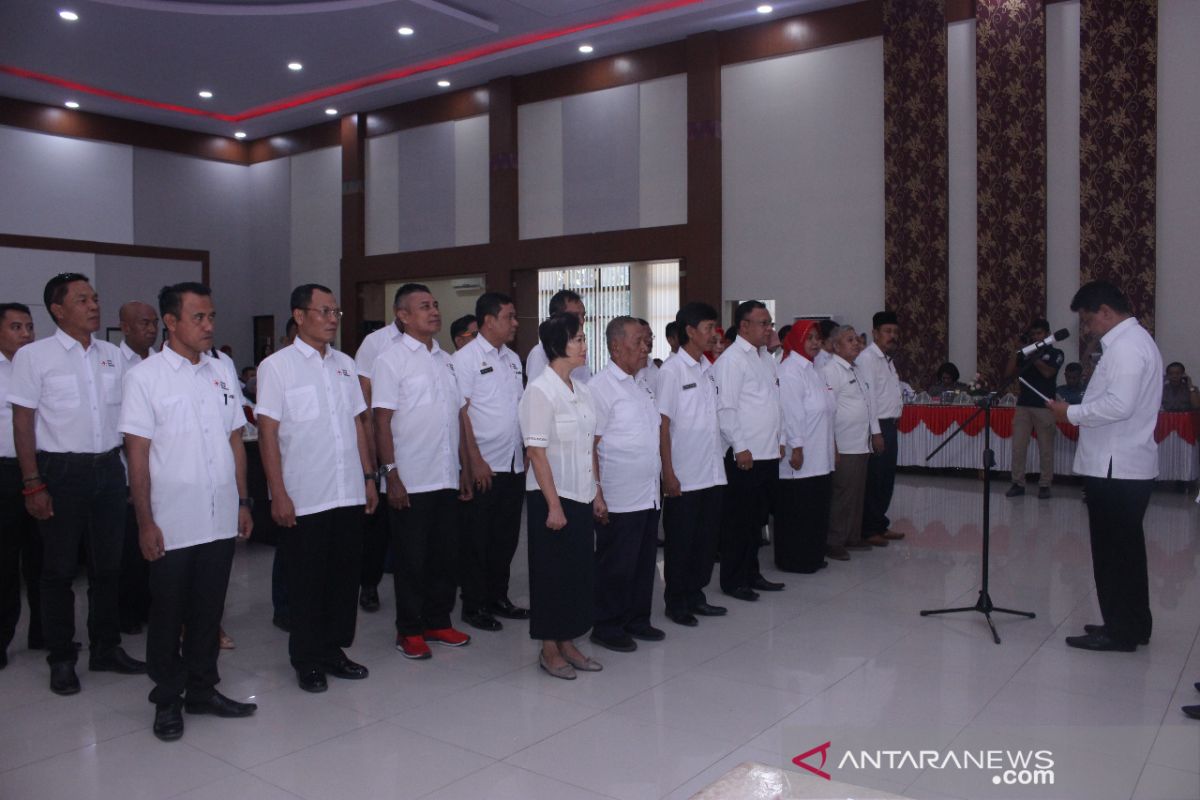 Pengurus PMI Kota Palu dan Sigi dilantik