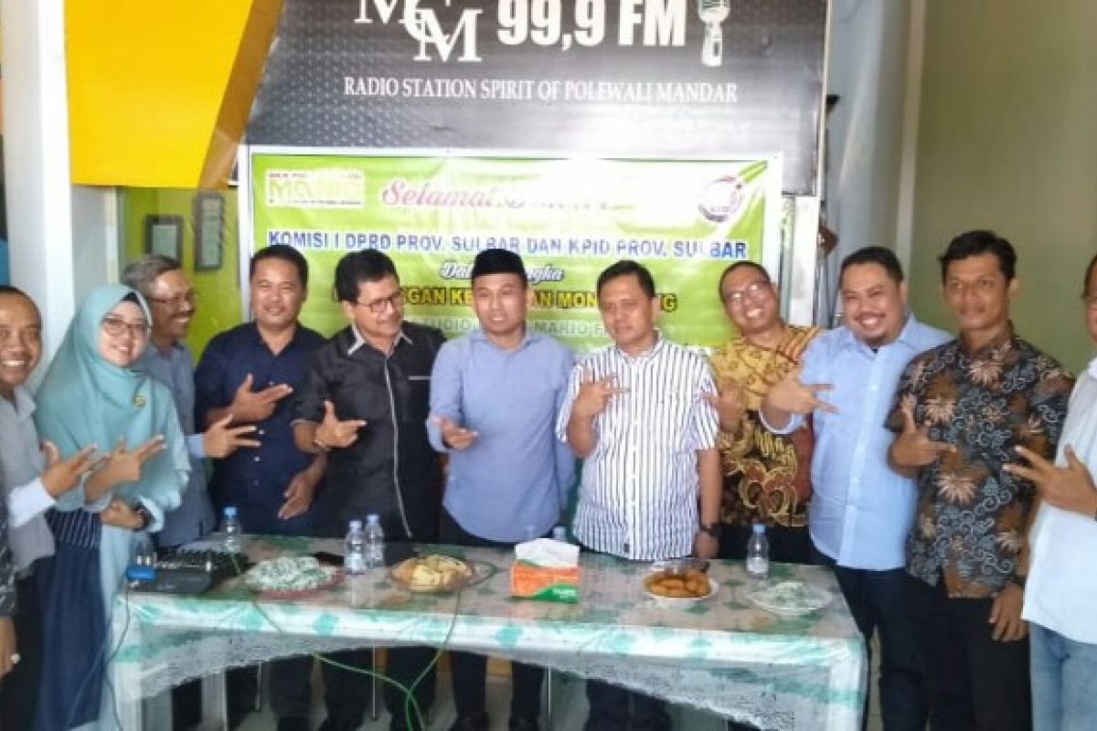 KPID bersama DPRD Sulbar pantau lembaga penyiaran