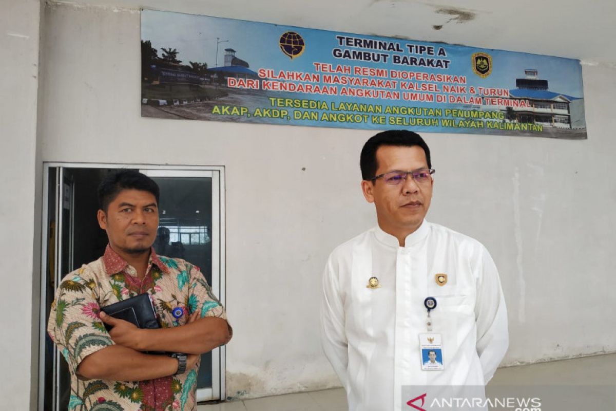 Pemerintah maksimalkan konektivitas angkutan terminal Gambut ke  Syamsudin Noor