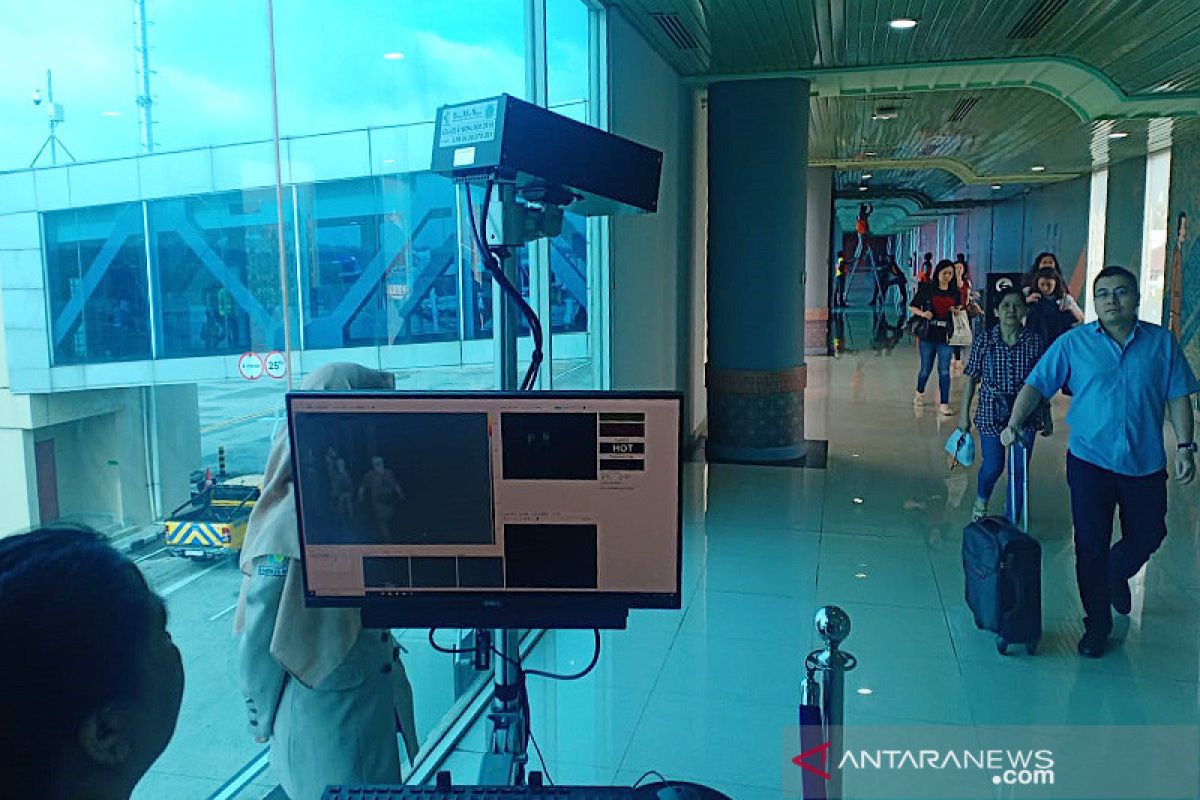 Bandara Palembang pasang pemindai suhu, cegah Virus Corona