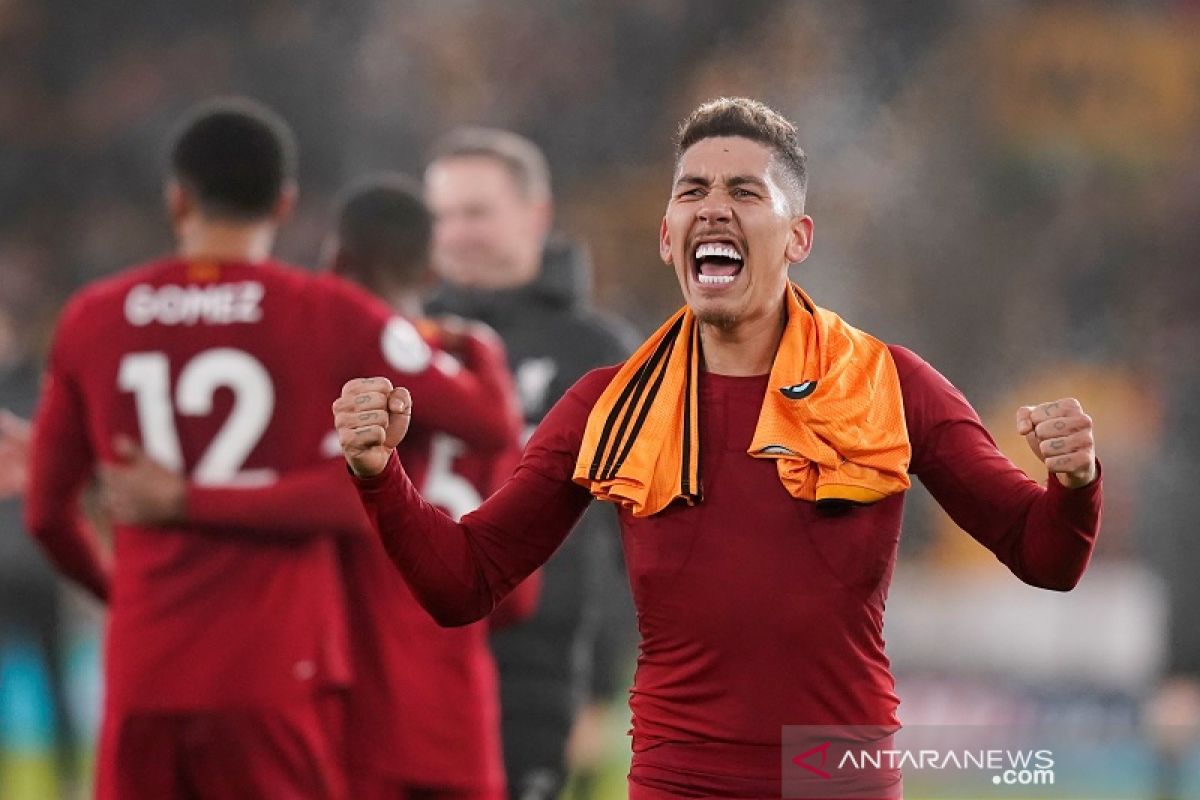 Kalahkan Wolverhampton 2-1, Liverpool jaga keunggulan 16 poin di puncak klasemen Liga Inggris