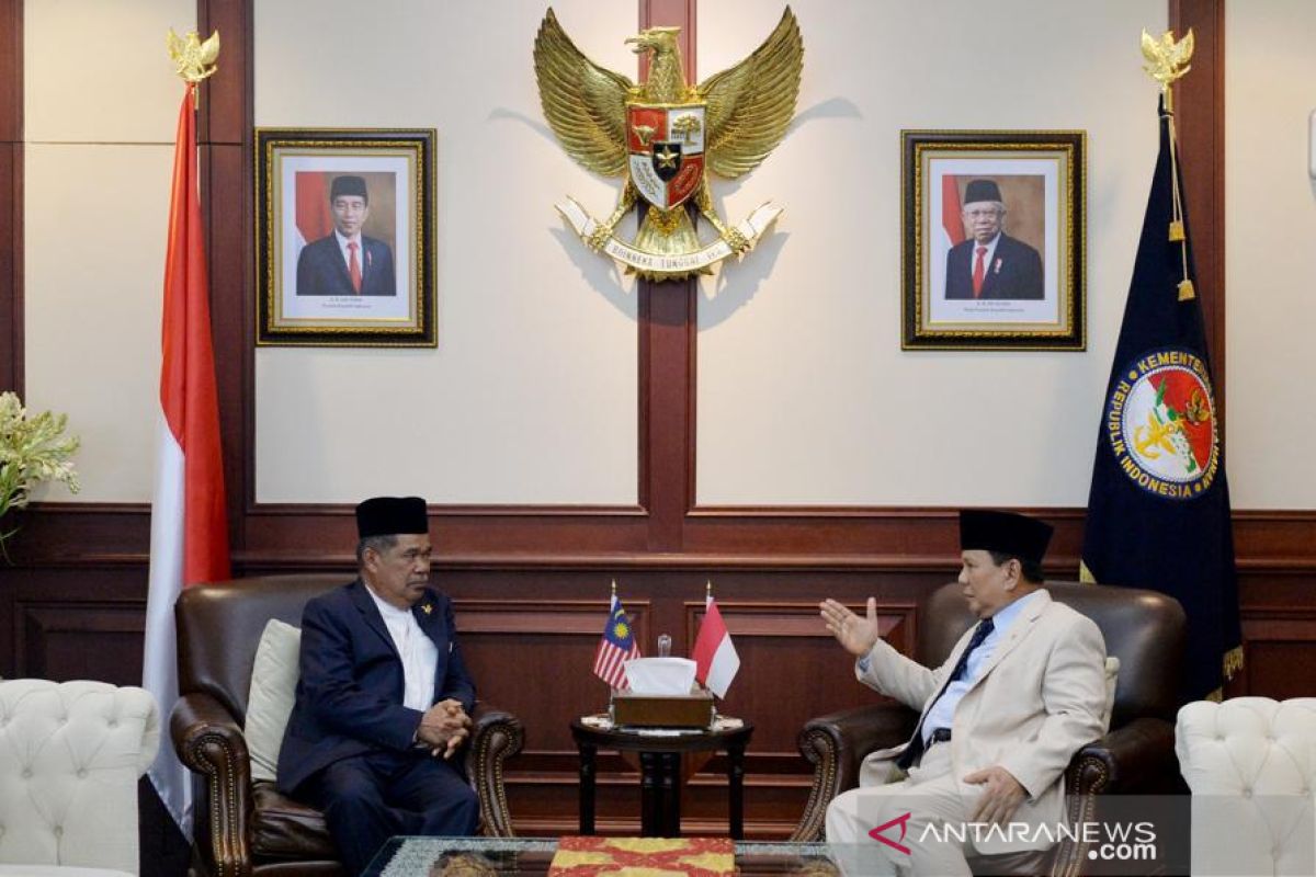 Menhan Prabowo terima kunjungan Menteri Pertahanan Malaysia