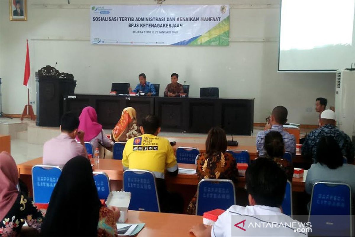 BPJS Ketenagakerjaan Barut sosialisasikan program tertib administrasi