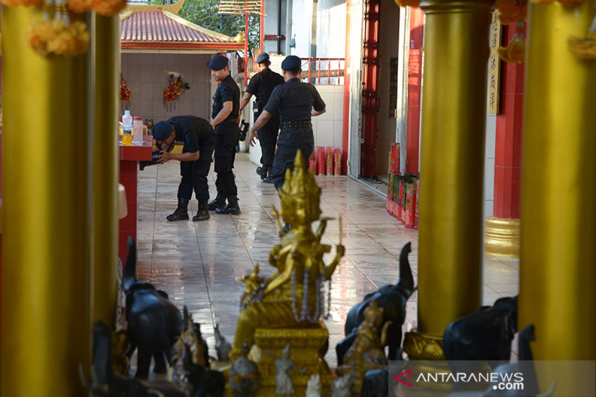 Gegana sterilisasi Vihara di Aceh