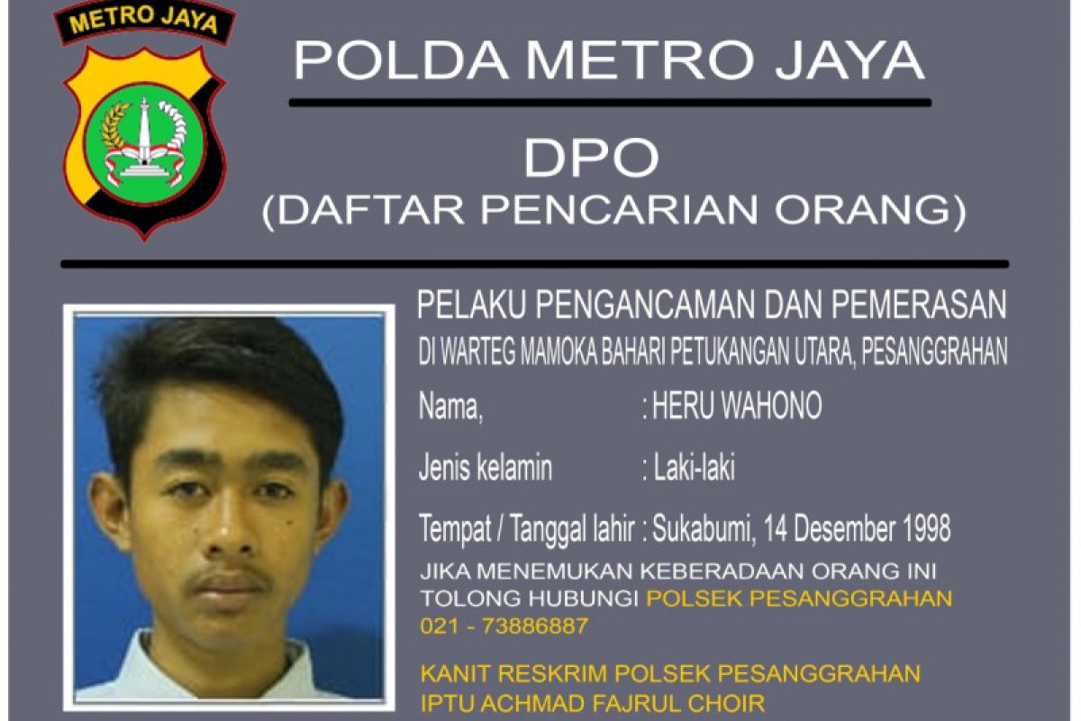 Dalam kasus begal di Warteg Mamoka, tiga orang jadi buron polisi